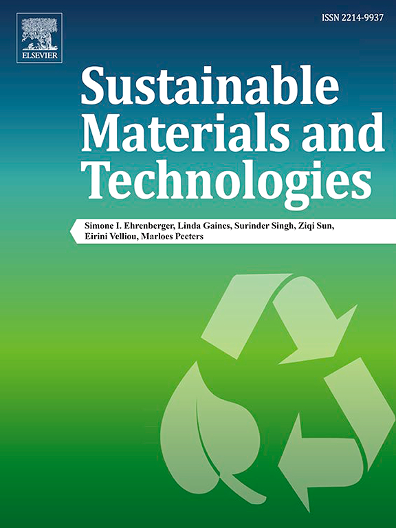 Go to journal home page - Sustainable Materials and Technologies